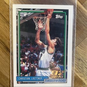 Christian Laettner #334 [Rookie] 1992 Topps